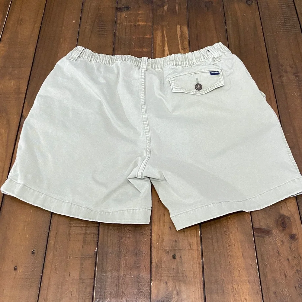 Chubbies Mens Stretch Twill Elastic Waist Shorts Sage Green Size Medium 5.5